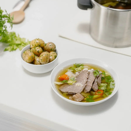 Recept Zdenka Pohlreicha: Tafelspitz v tlakovom hrnci
