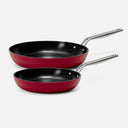 Sada panvíc Meda 4.0, 2 diely - Nepriľnavé panvice s keramickým povrchom, vínové