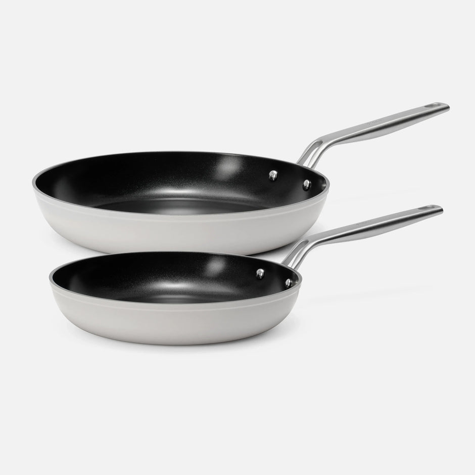 Sada panvíc Meda 4.0, 2 diely - Nepriľnavé panvice s keramickým povrchom, sivé