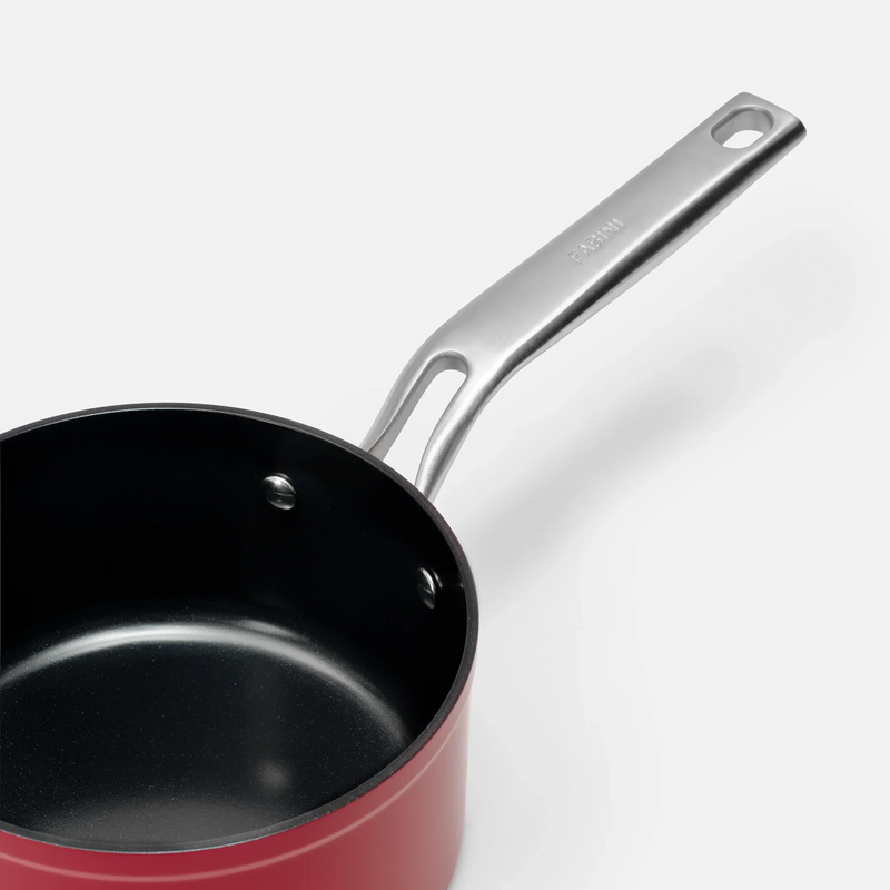 Rajnica Meda 4.0, ø 16 cm (1,3 l) - Nepriľnavá rajnica s keramickým povrchom s pokrievkou, vínová