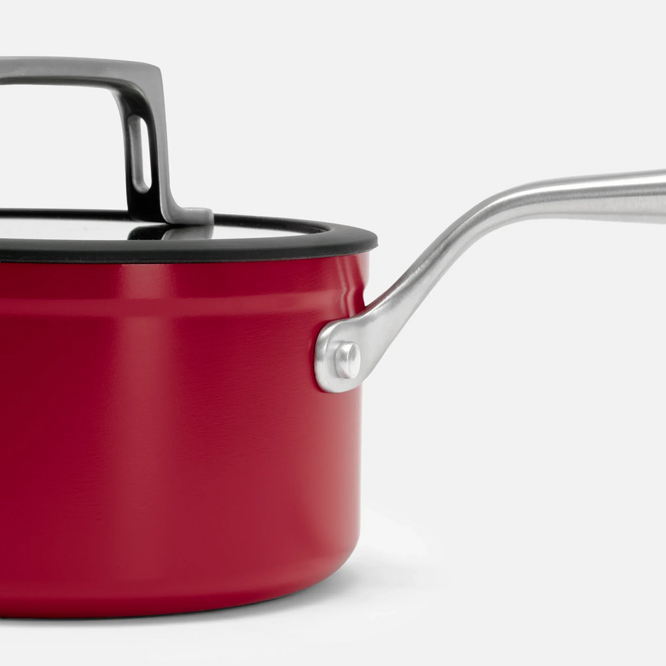 Sada hrncov Meda 4.0, 6 dielov - Nepriľnavý riad s keramickým povrchom, vínový