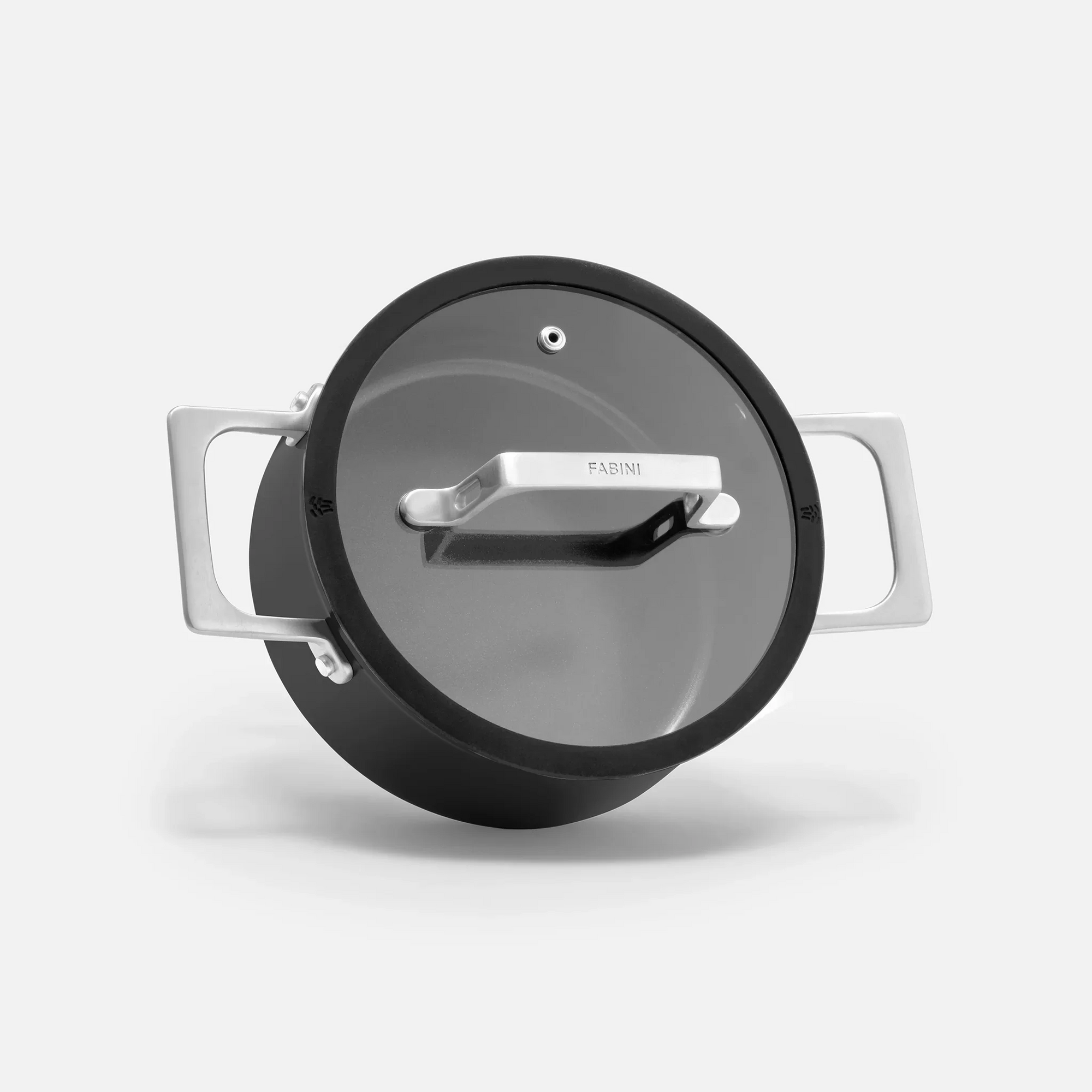 Hrniec Meda 4.0, ø 20 cm (2,4 l) - Nepriľnavý hrniec s keramickým povrchom s pokrievkou, čierny