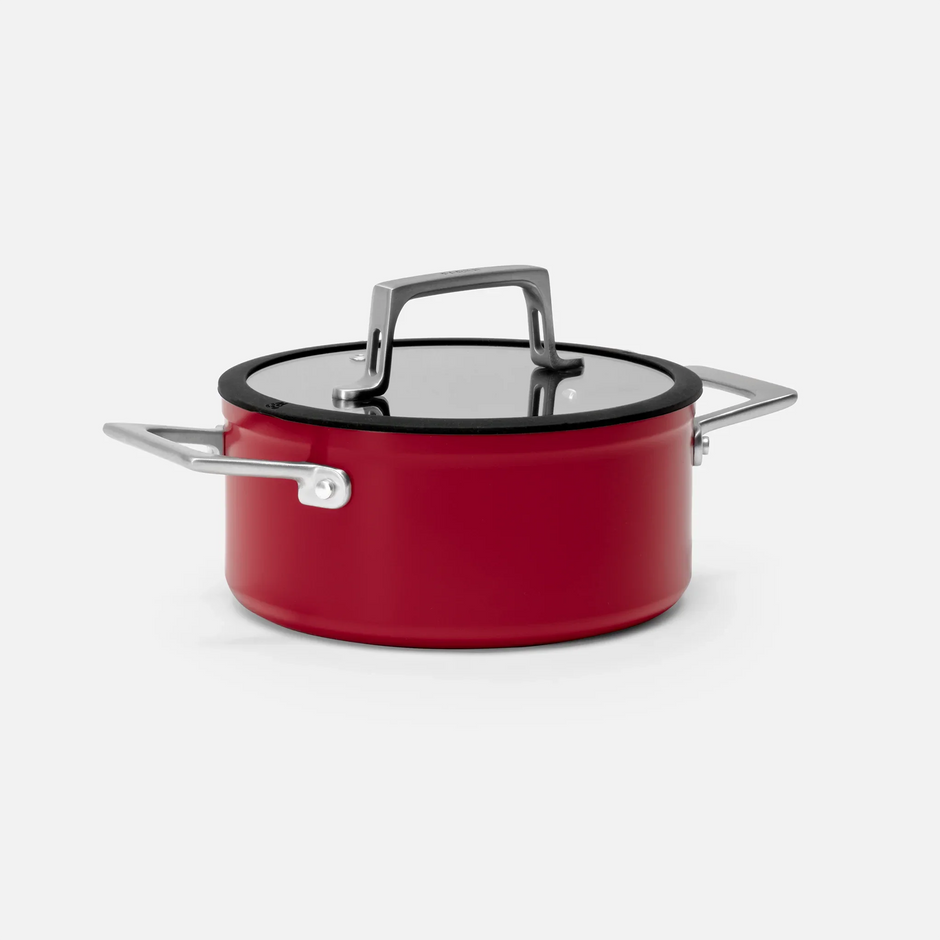 Hrniec Meda 4.0, ø 20 cm (2,4 l) - Nepriľnavý hrniec s keramickým povrchom s pokrievkou, vínový