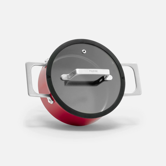 Hrniec Meda 4.0, ø 20 cm (2,4 l) - Nepriľnavý hrniec s keramickým povrchom s pokrievkou, vínový