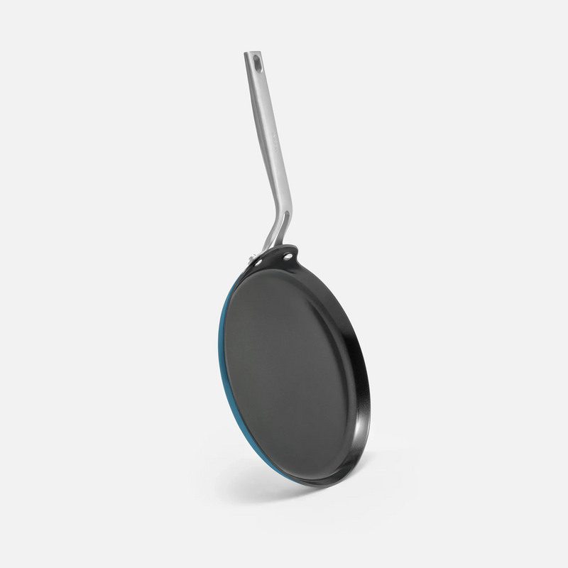 Palacinková panvica Meda 4.0, ø 26 cm - Nepriľnavá panvica s keramickým povrchom bez pokrievky, modrá