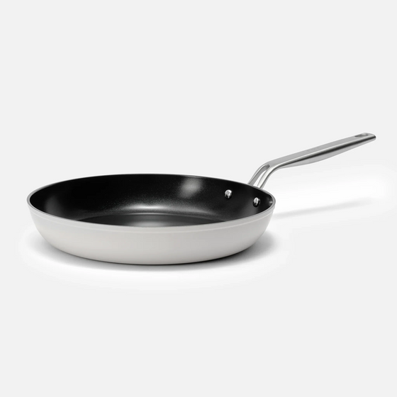 Panvica Meda 4.0, ø 30 cm - Nepriľnavá panvica s keramickým povrchom bez pokrievky, sivá