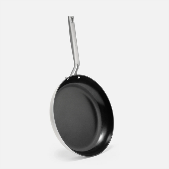 Panvica Meda 4.0, ø 30 cm - Nepriľnavá panvica s keramickým povrchom bez pokrievky, sivá