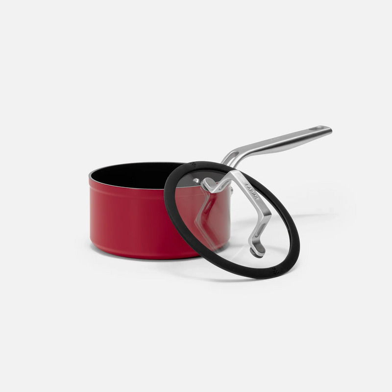 Rajnica Meda 4.0, ø 16 cm (1,3 l) - Nepriľnavá rajnica s keramickým povrchom s pokrievkou, vínová