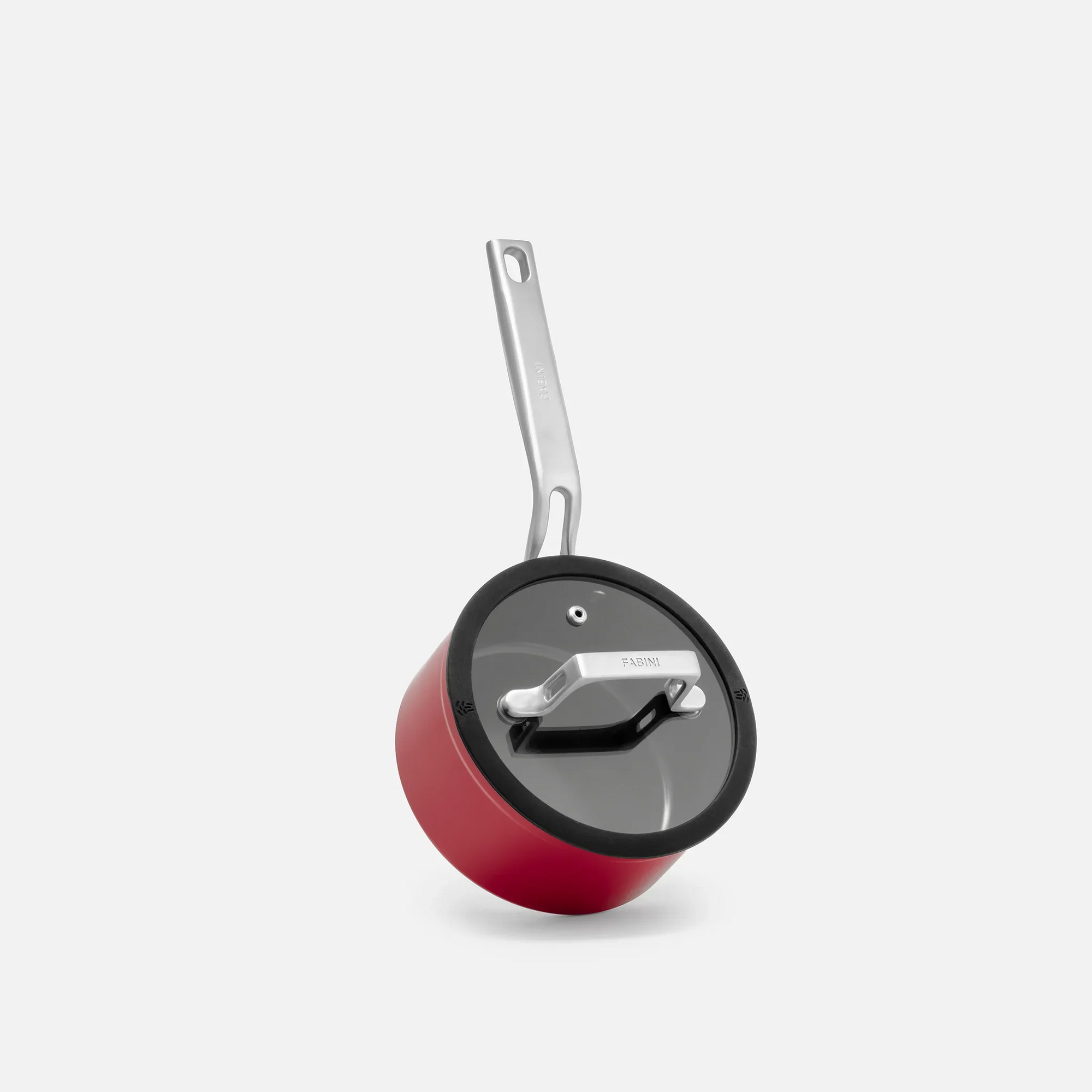 Rajnica Meda 4.0, ø 16 cm (1,3 l) - Nepriľnavá rajnica s keramickým povrchom s pokrievkou, vínová