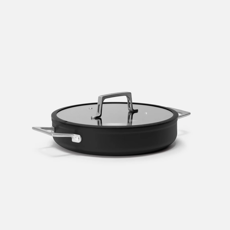 Tegame panvica Meda 4.0, ø 28 cm - Nepriľnavá panvica s keramickým povrchom s pokrievkou, čierna