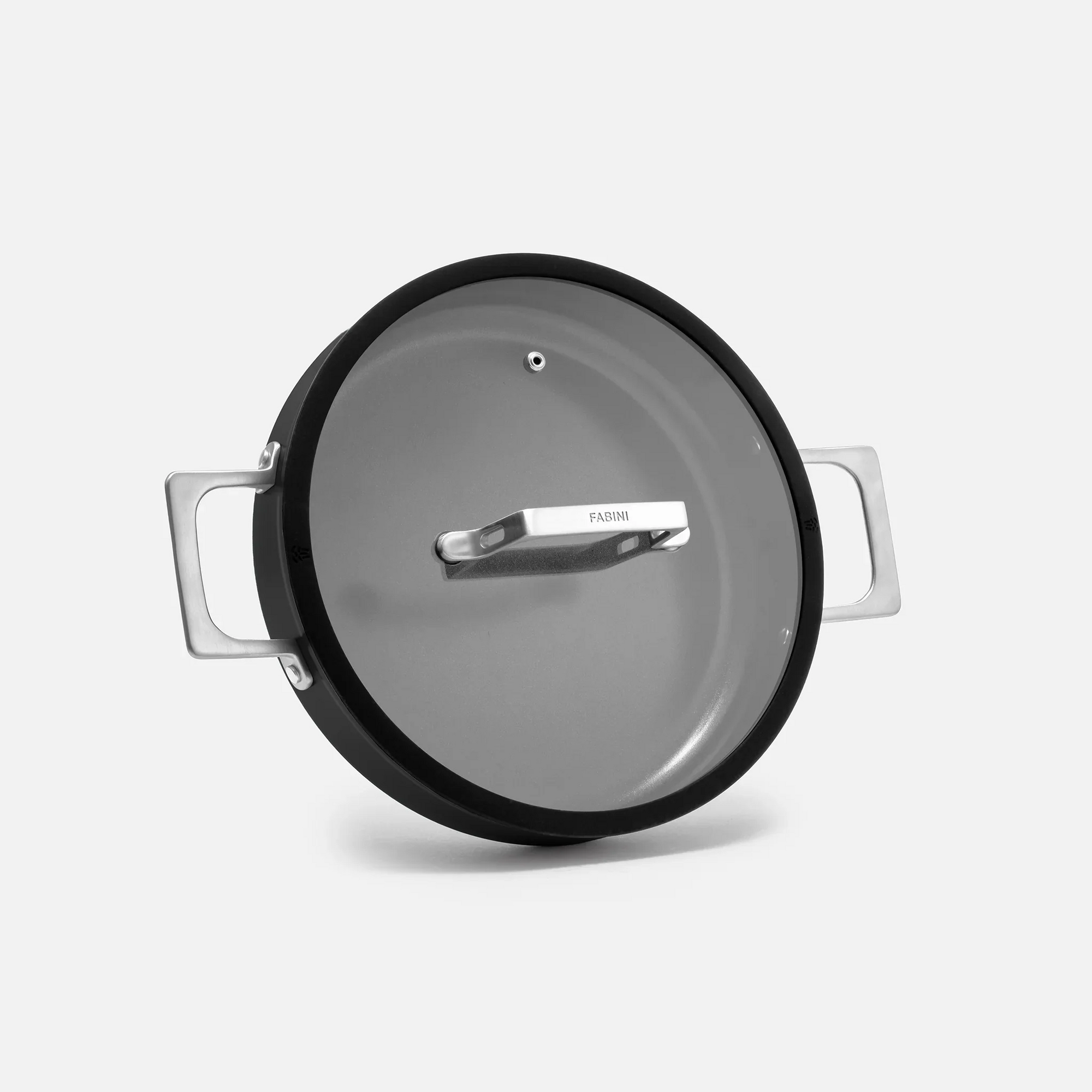 Tegame panvica Meda 4.0, ø 28 cm - Nepriľnavá panvica s keramickým povrchom s pokrievkou, čierna