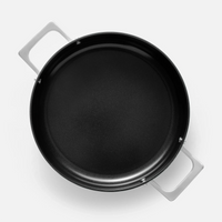 Tegame panvica Meda 4.0, ø 28 cm - Nepriľnavá panvica s keramickým povrchom s pokrievkou, sivá