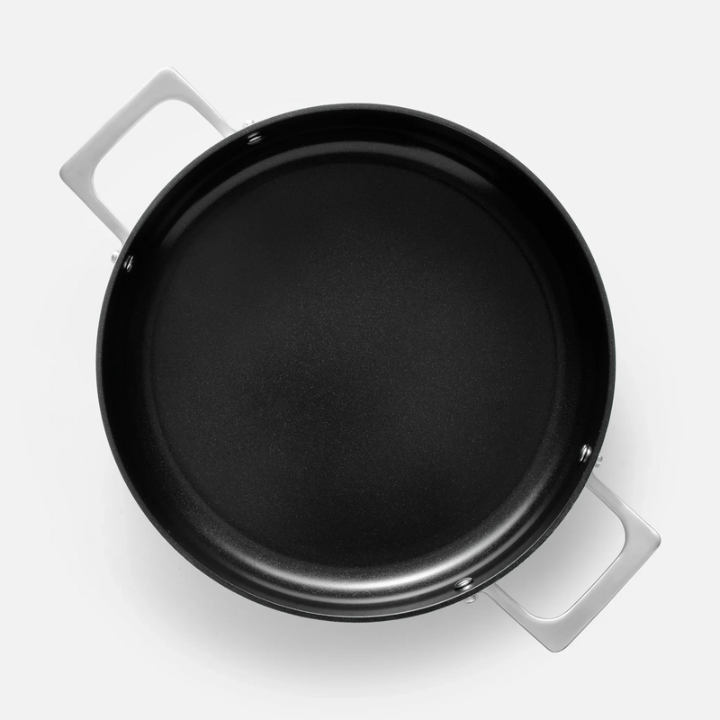 Tegame panvica Meda 4.0, ø 28 cm - Nepriľnavá panvica s keramickým povrchom s pokrievkou, sivá