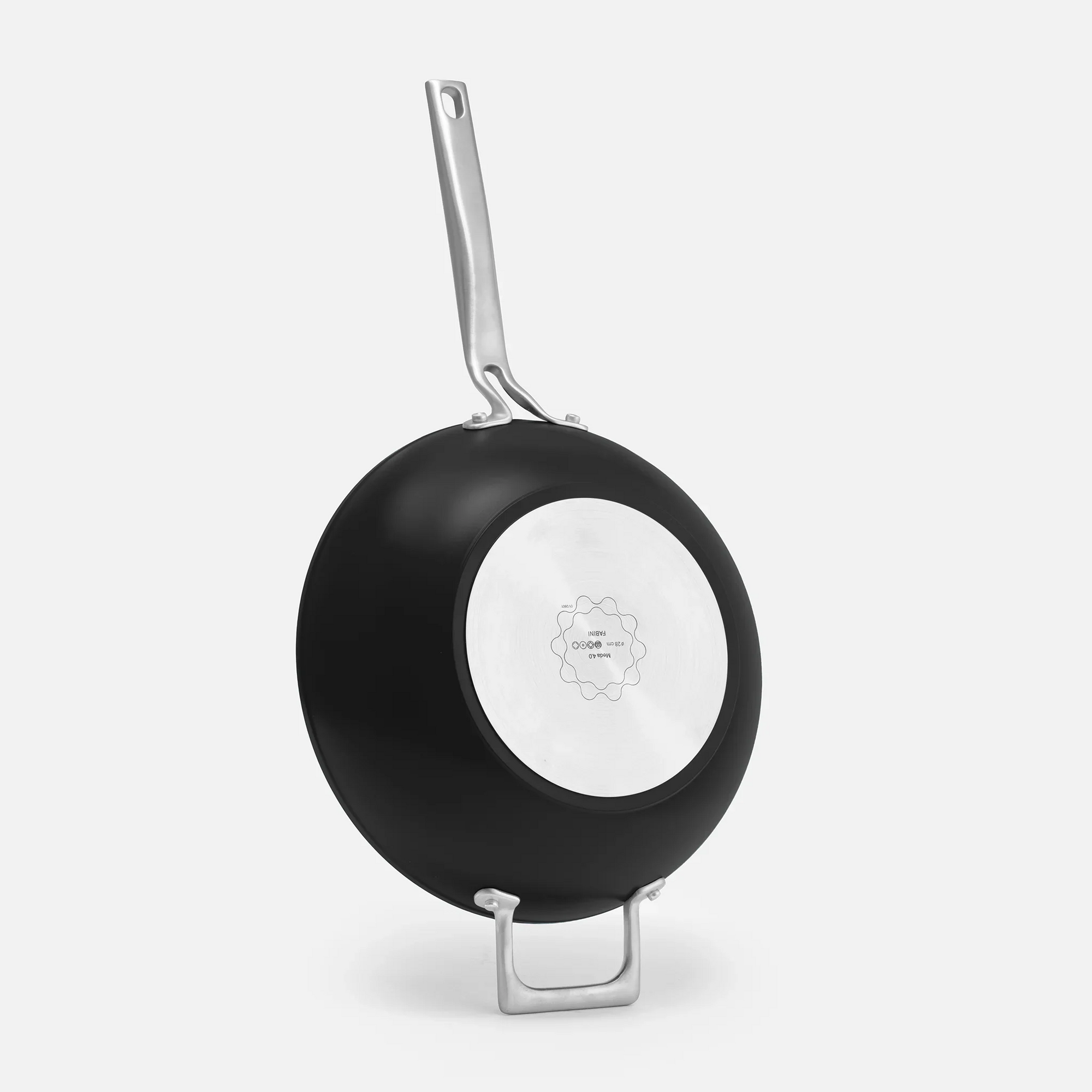 Wok panvica Meda 4.0, ø 28 cm - Nepriľnavá panvica s keramickým povrchom s pokrievkou, čierna