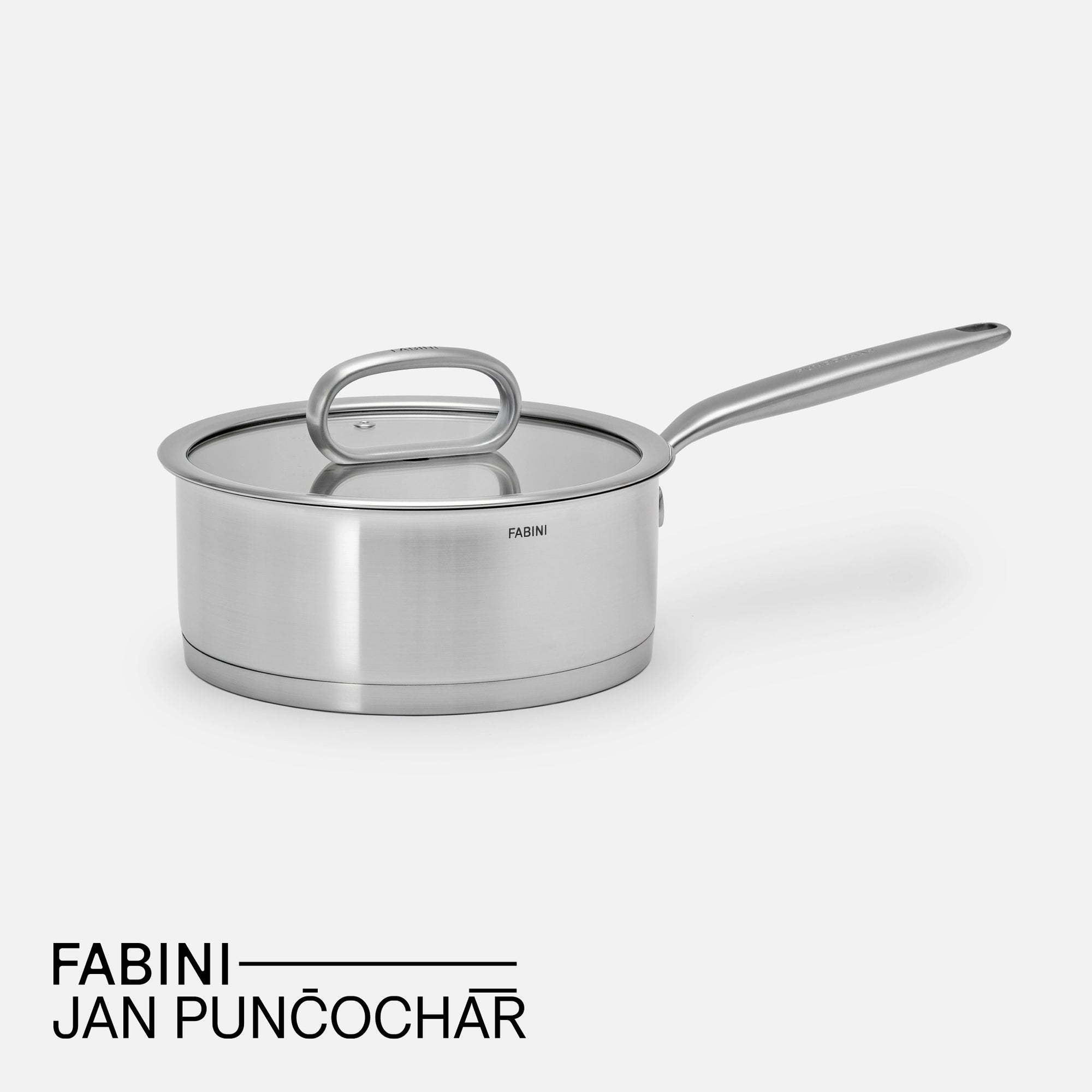 Rajnica FABINI & Punčochář, ø 20 cm (2 l) - Nerezová beznitová rajnica z jednovrstvovej nerezovej ocele so sklenenou pokrievkou