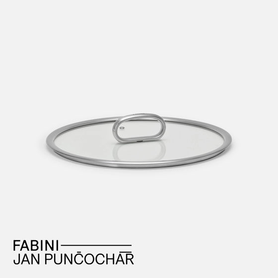 Pokrievka FABINI & Punčochář, ø 30 cm - Sklenená pokrievka
