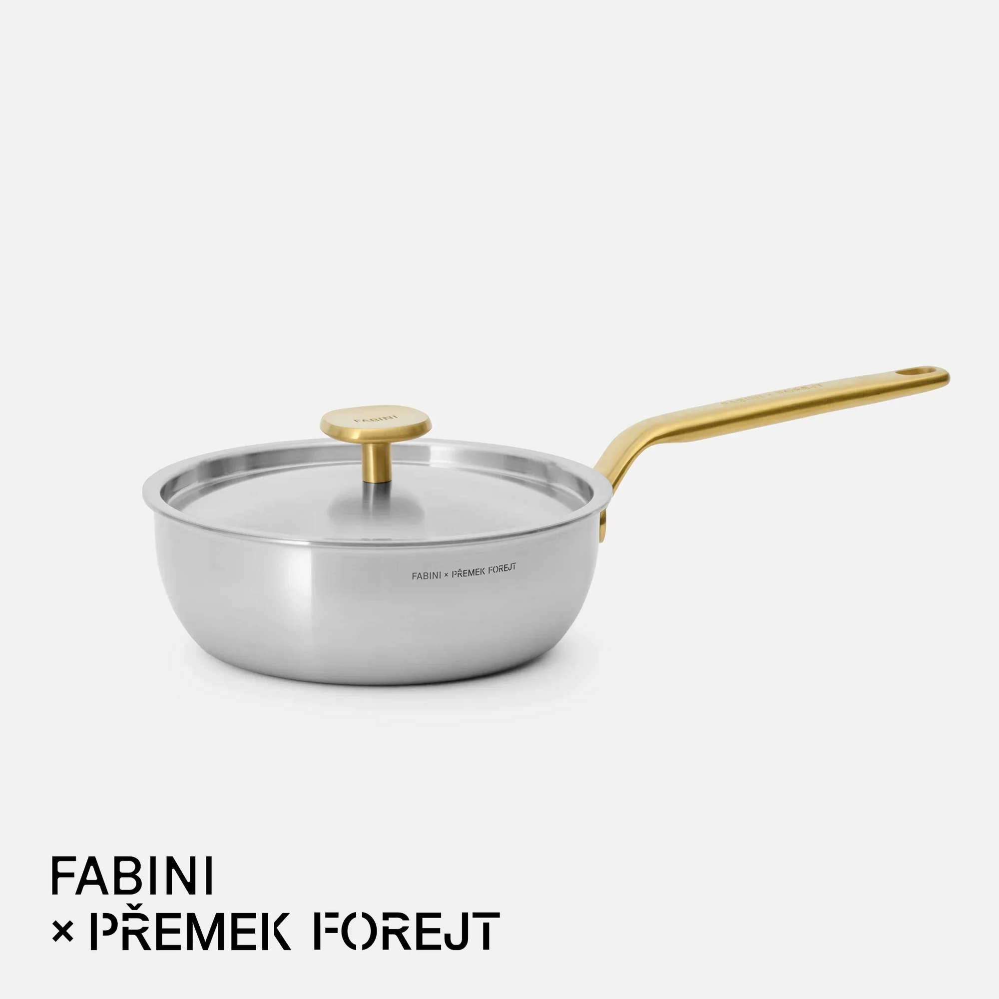 Kónická rajnica FABINI & Forejt, ø 20 cm (1,5 l) - Nerezová beznitová rajnica z viacvrstvovej nerezovej ocele s pokrievkou