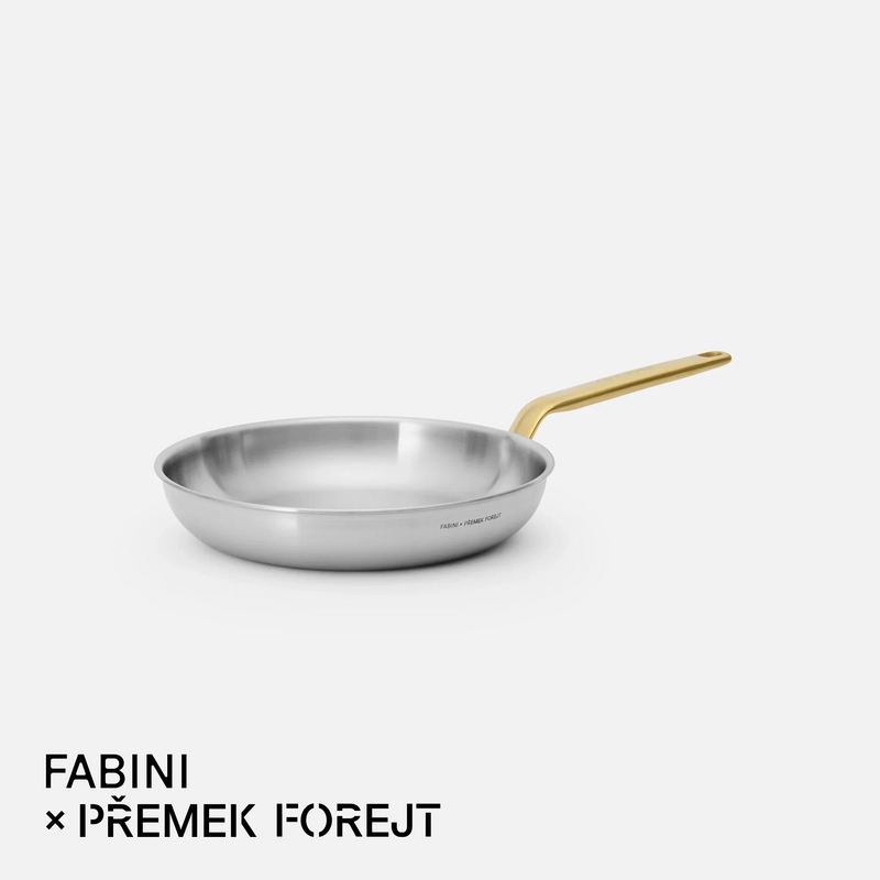 Panvica FABINI & Forejt, ø 26 cm - Nerezová beznitová panvica z viacvrstvovej nerezovej ocele bez pokrievky
