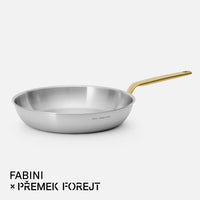 Panvica FABINI & Forejt, ø 30 cm - Nerezová beznitová panvica z viacvrstvovej nerezovej ocele bez pokrievky