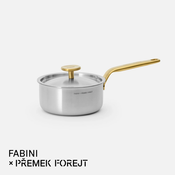 Rajnica FABINI & Forejt, ø 16 cm (1,2 l) - Nerezová beznitová rajnica z viacvrstvovej nerezovej ocele s pokrievkou