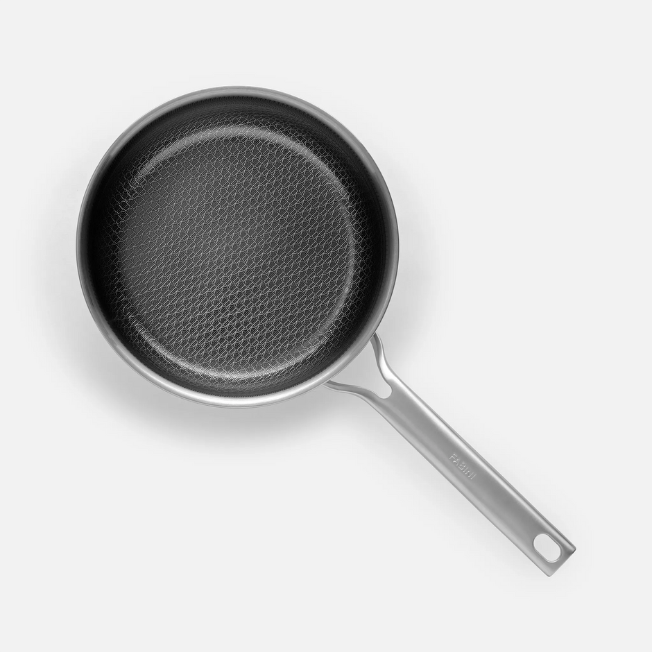 Rajnica FABINI & Těhotnej kuchař 2.0, ø 20 cm (3 l) - Nerezová beznytová rajnica s hybridným keramickým povrchom z viacvrstvovej nerezovej ocele s pokrievkou