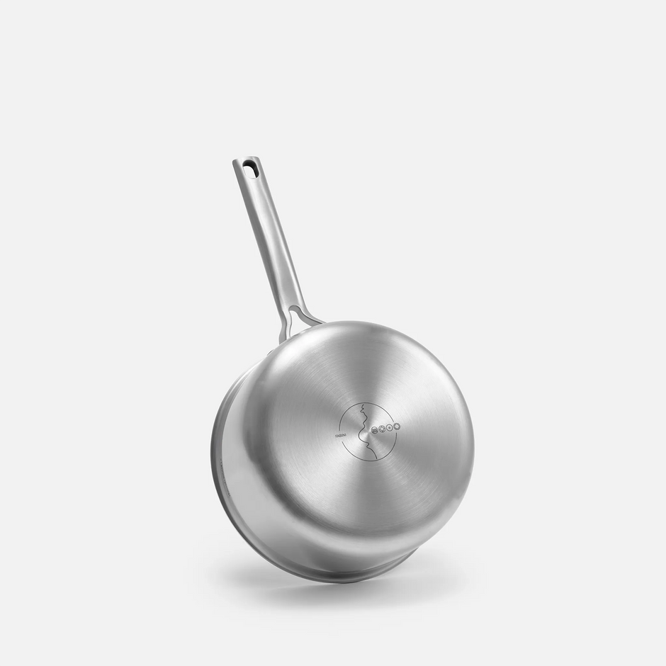 Rajnica FABINI & Těhotnej kuchař 2.0, ø 20 cm (3 l) - Nerezová beznytová rajnica s hybridným keramickým povrchom z viacvrstvovej nerezovej ocele s pokrievkou