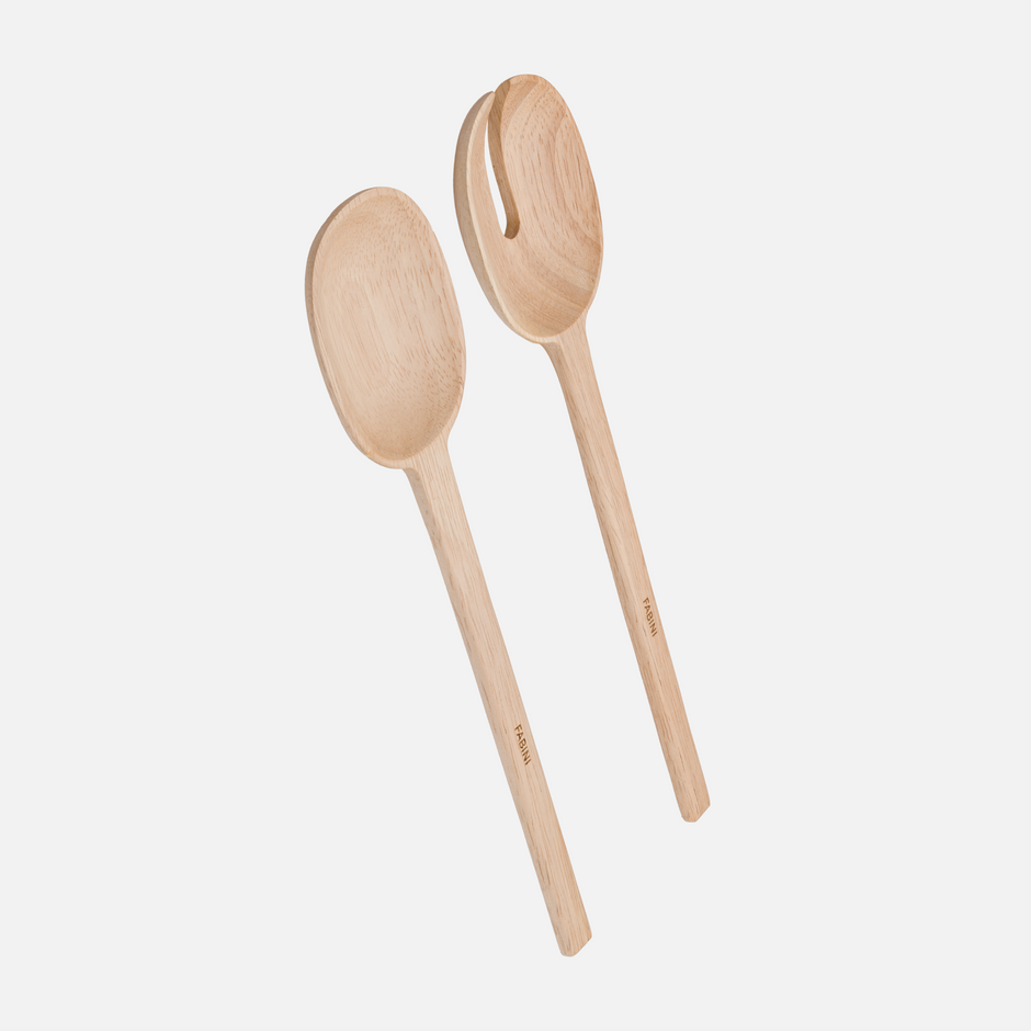 Sada príborov na šalát Arba - Drevená sada príborov