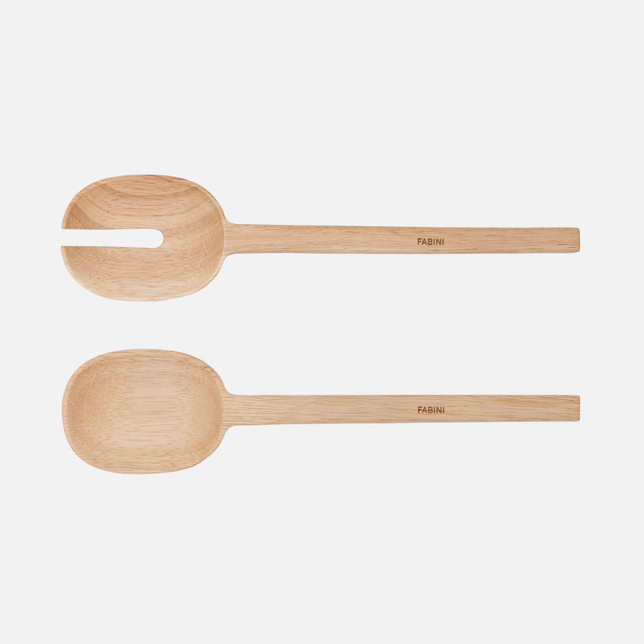 Sada príborov na šalát Arba - Drevená sada príborov