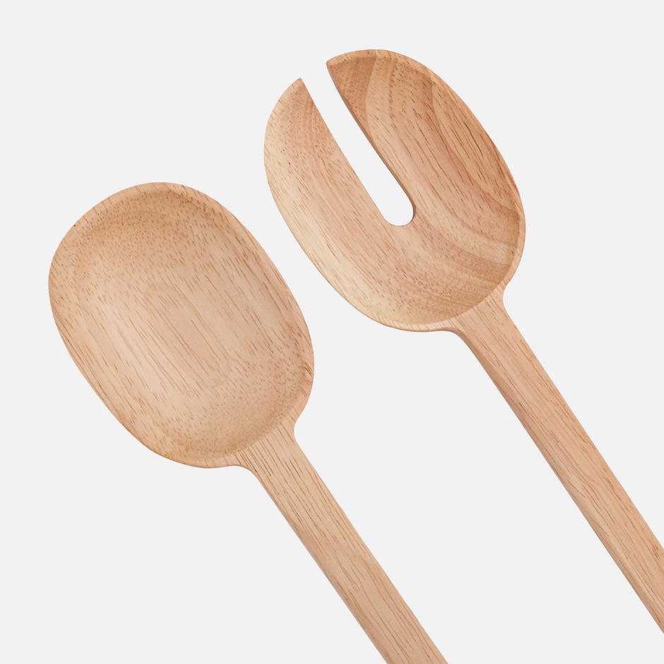 Sada príborov na šalát Arba - Drevená sada príborov