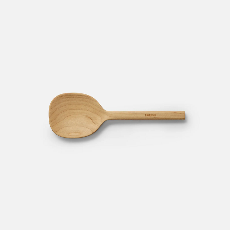 Naberačka na ryžu Arba - Drevená naberačka z javora