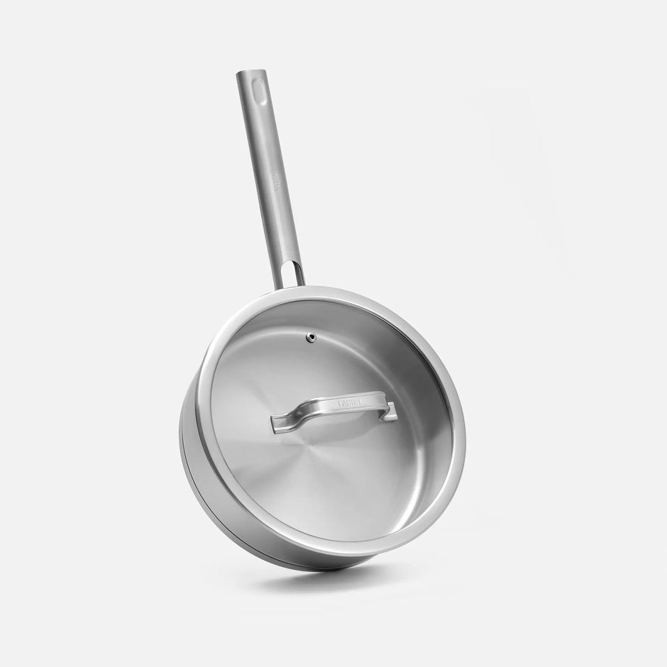 Hlboká panvica Core Standard, ø 24 cm (2,5 l) - Nerezová beznitová panvica z jednovrstvovej nerezovej ocele s pokrievkou