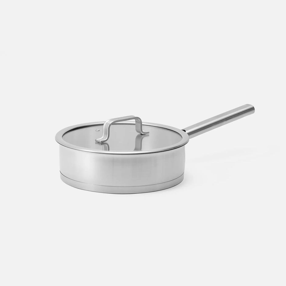 Hlboká panvica Core Standard, ø 24 cm (2,5 l) - Nerezová beznitová panvica z jednovrstvovej nerezovej ocele s pokrievkou