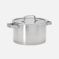 Hrniec Core Standard, ø 24 cm (5,5 l) - Nerezový beznitový hrniec z jednovrstvovej nerezovej ocele s pokrievkou