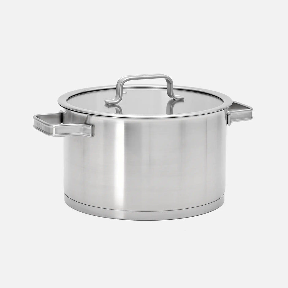 Hrniec Core Standard, Ø 24 cm (5,5 l) - Nerezový beznitový hrniec z jednovrstvovej nerezovej ocele s pokrievkou