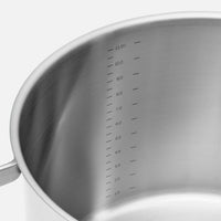 Hrniec Core Standard, ø 28 cm (11 l) - Nerezový beznitový hrniec z jednovrstvovej nerezovej ocele s pokrievkou