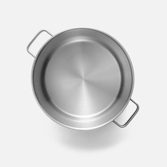 Hrniec Core Standard, ø 28 cm (11 l) - Nerezový beznitový hrniec z jednovrstvovej nerezovej ocele s pokrievkou