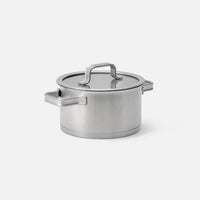 Kastról Core Standard, ø 18 cm (2 l) - Nerezový beznitový kastról z jednovrstvovej nerezovej ocele s pokrievkou