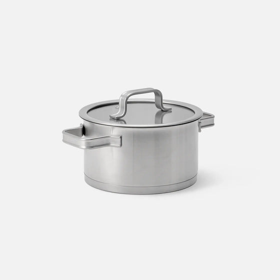 Kastról Core Standard, ø 18 cm (2 l) - Nerezový beznitový kastról z jednovrstvovej nerezovej ocele s pokrievkou