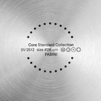 Panvica Core Standard, Ø 26 cm - Nerezová beznitová panvica z jednovrstvovej nerezovej ocele bez pokrievky