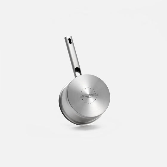Rajnica Core Standard, ø 16 cm (1,5 l) - Nerezová beznitová rajnica z jednovrstvovej nerezovej ocele s pokrievkou