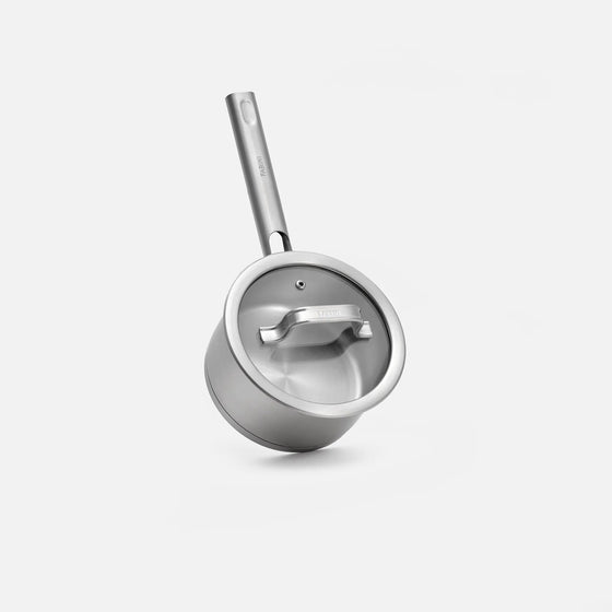 Sada hrncov a panvice Core Standard, 5 dielov - Nerezový beznitový riad z jednovrstvovej nerezovej ocele