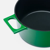 Kastról Mattia 3.0 Standard, ø 26 cm (5,5 l) - Smaltovaný liatinový kastról s pokrievkou, lesklý zelený