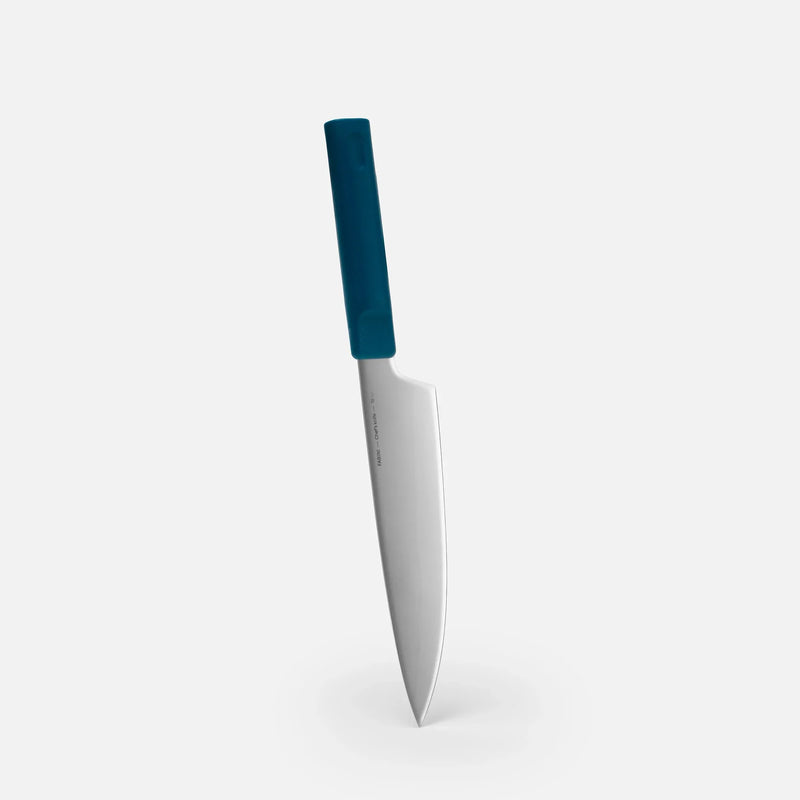 Veľký kuchársky nôž Trino Economy, 19 cm - Nôž z nemeckej ocele, modrý