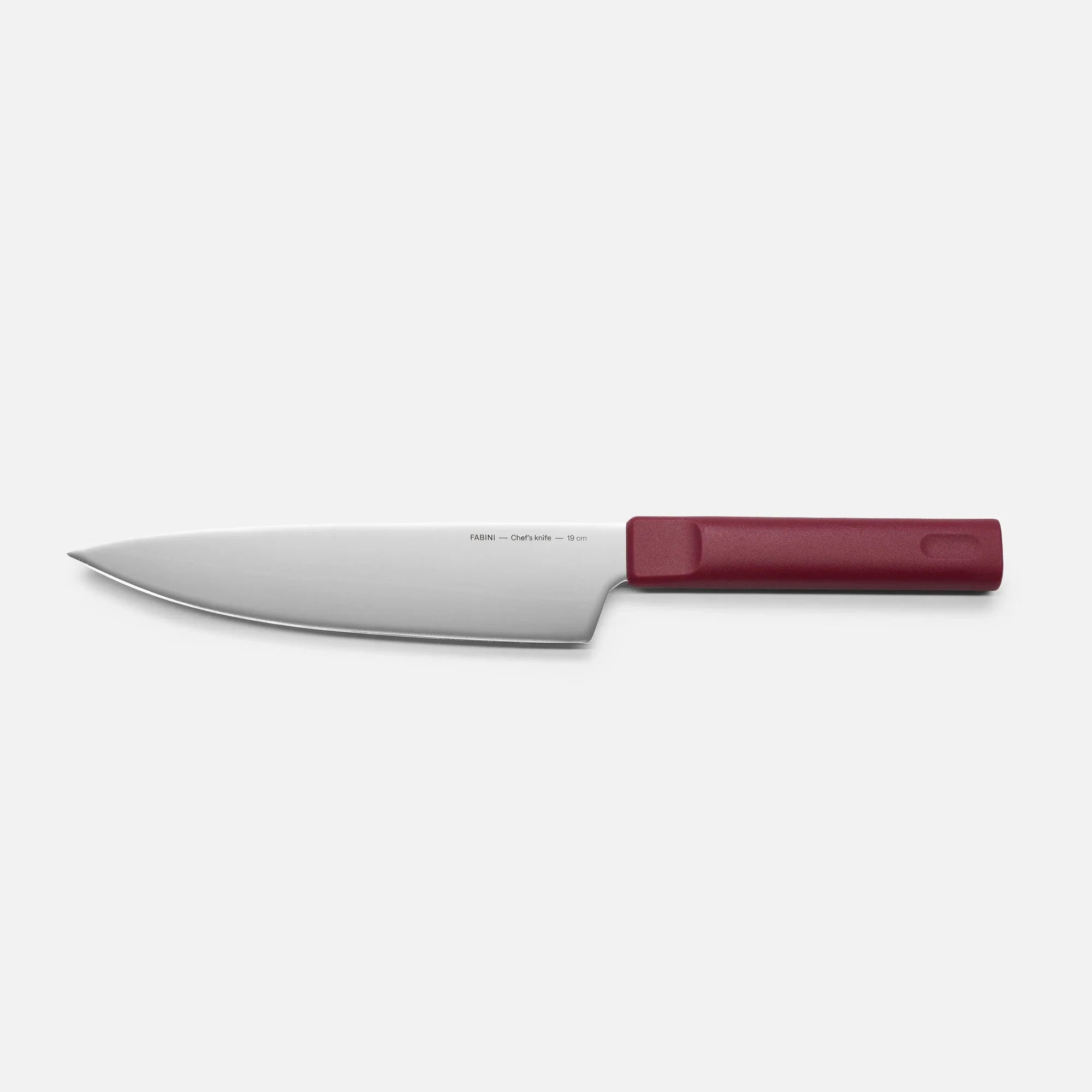 Veľký kuchársky nôž Trino Economy, 19 cm - Nôž z nemeckej ocele, vínový
