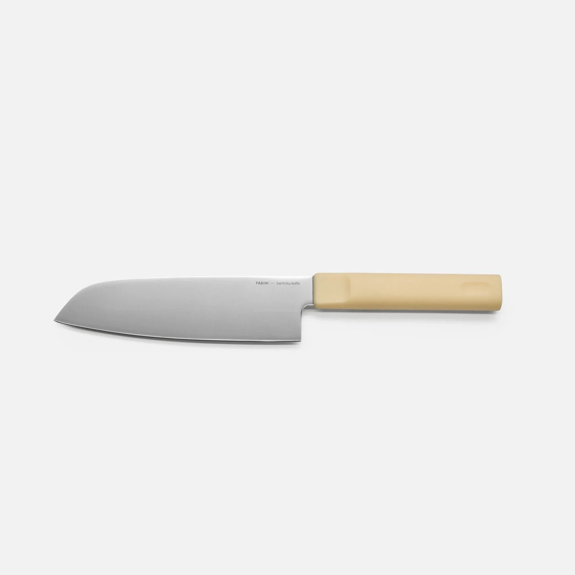 Santoku nôž Trino Economy, 17 cm - Nôž z nemeckej ocele, krémový