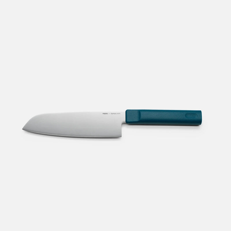 Santoku nôž Trino Economy, 17 cm - Nôž z nemeckej ocele, modrý