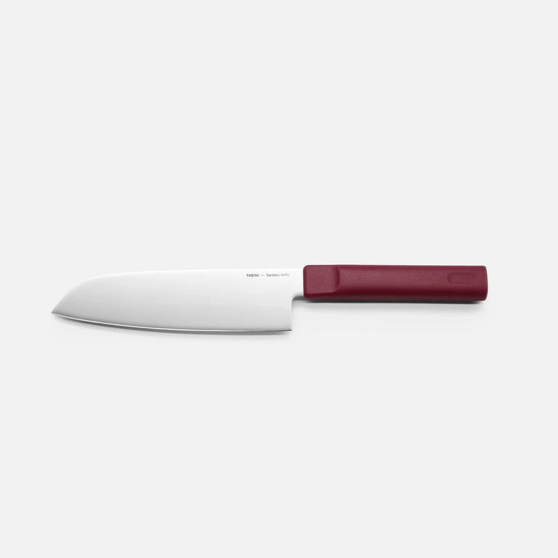 Santoku nôž Trino Economy, 17 cm - Nôž z nemeckej ocele, vínový