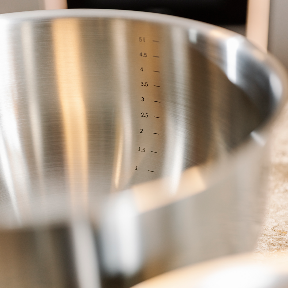 Sada mís FABINI & Těhotnej kuchař, 6 dielov - Nerezové misy