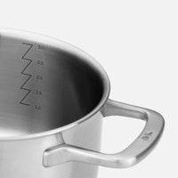 Hrniec FABINI & Pohlreich, ø 20 cm (3 l) - Nerezový beznitový hrniec z päťvrstvovej nerezovej ocele s pokrievkou