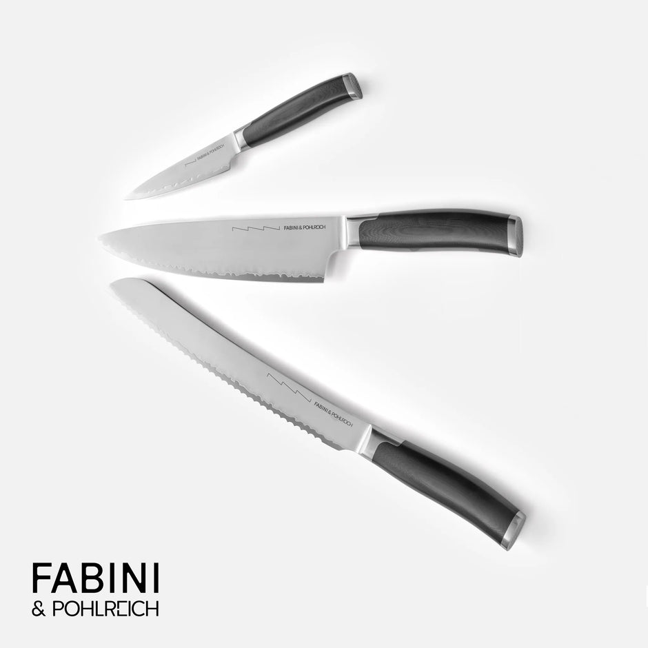 Sada nožov FABINI & Pohlreich, 3 ks - Sada kovaných nožov z japonskej ocele